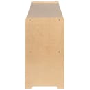 Flash Furniture MK-STRG007-GG 2 Section Classroom Storage Cabinet - 48"W x 15"D x 30"H, Wood, Natural Finish thumbnail 4