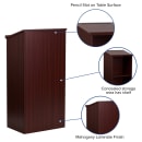Flash Furniture MT-M8830-LECT-MAH-GG Stand Up Lectern w/ Concealed Storage - 23"W x 15"D x 45 3/4"H, Mahogany Laminate thumbnail 6