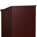 Flash Furniture MT-M8830-LECT-MAH-GG Stand Up Lectern w/ Concealed Storage - 23"W x 15"D x 45 3/4"H, Mahogany Laminate thumbnail 7