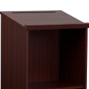 Flash Furniture MT-M8830-LECT-MAH-GG Stand Up Lectern w/ Concealed Storage - 23"W x 15"D x 45 3/4"H, Mahogany Laminate thumbnail 8