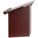Flash Furniture MT-M8833-LECT-GG Portable Tabletop Lectern w/ Mahogany Laminate Surface - 27"W x 16 1/4"D x 19"H thumbnail 3