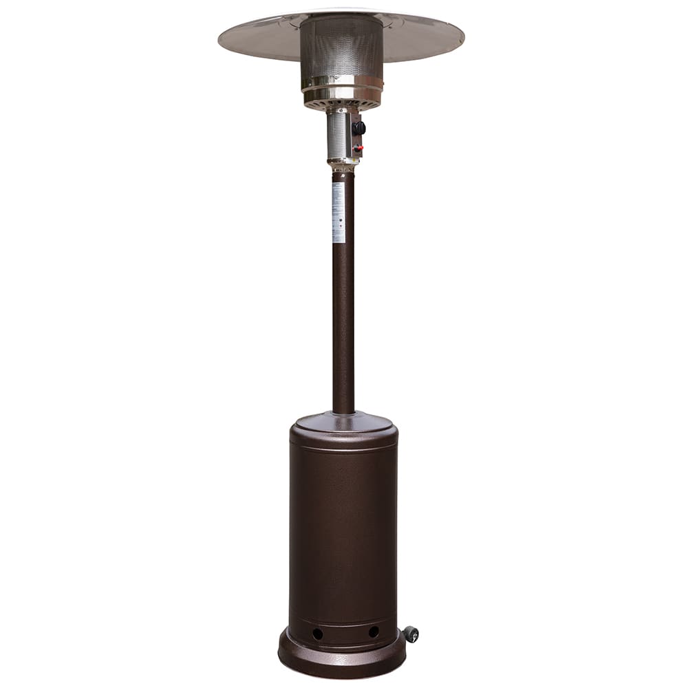 Flash Furniture NAN-HSS-AGH-BR-GG 87" Portable Outdoor Patio Heater - 40,000 BTU, Stainless Steel, Liquid Propane