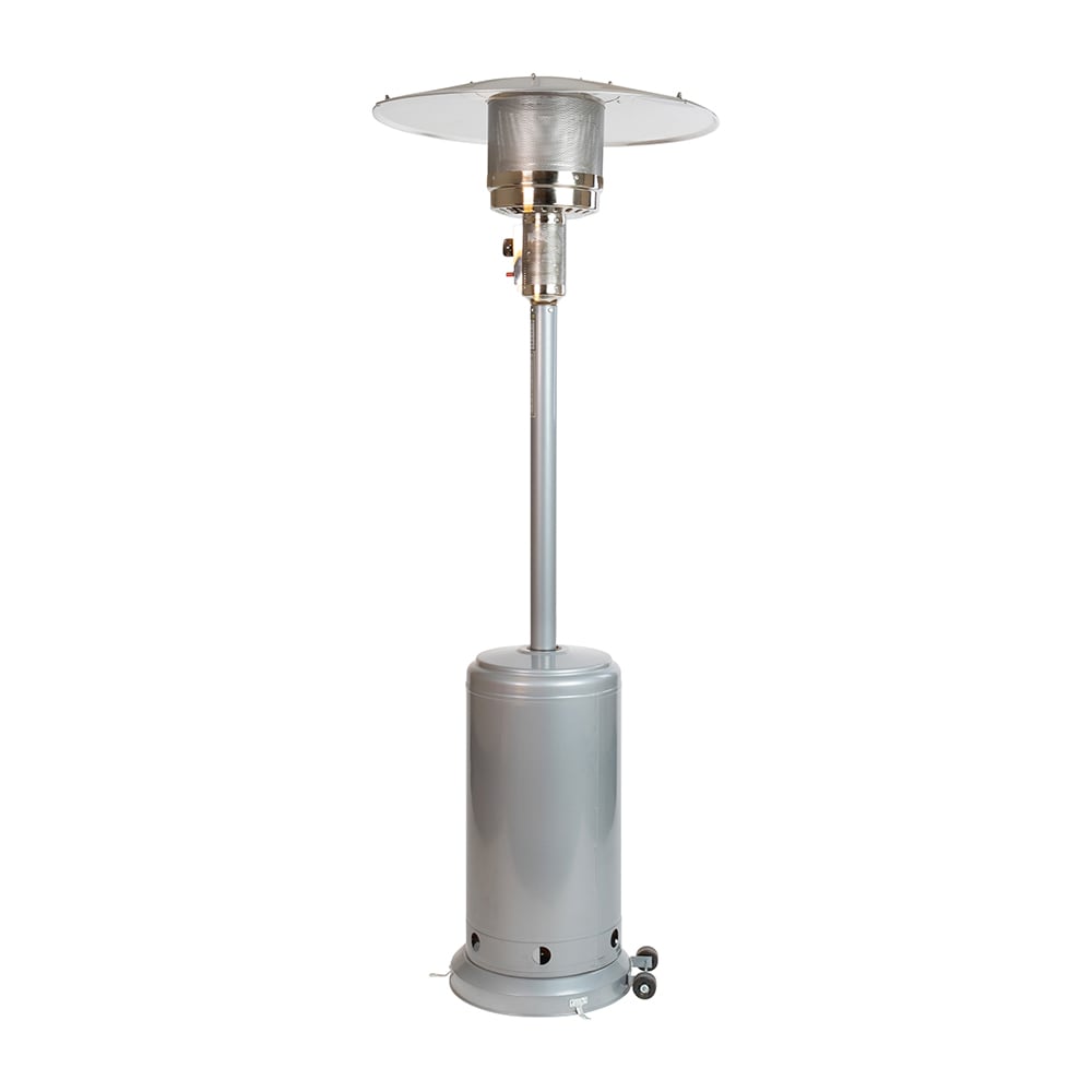 Flash Furniture NAN-HSS-AGH-SL-GG 87" Portable Outdoor Patio Heater - 40,000 BTU, Stainless Steel, Liquid Propane
