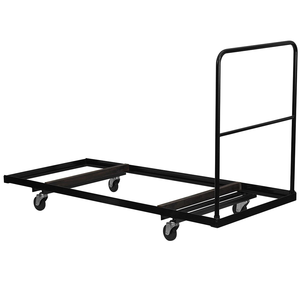 Flash Furniture NG-DY3072-GG Folding Table Dolly w/ (10) 72"W x 30"D Folding Table Capacity - Steel, Black