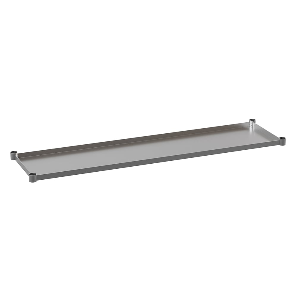 Flash Furniture NH-GU-3072-GG Undershelf for 30" x 72" Work Table, Galvanized Stainless Steel