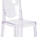 Flash Furniture OW-GHOSTBACK-24-GG Counter Stool w/ Oval Back & Plastic Seat, Transparent Crystal thumbnail 7