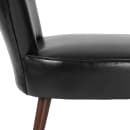 Flash Furniture QY-A02-BK-GG Accent Chair - Black LeatherSoft Upholstery, Mahogany Wood Legs thumbnail 7