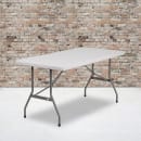 Flash Furniture RB-3060-GG Rectangular Folding Table w/ Granite White Plastic Top - 60"W x 30"D x 29"H thumbnail 5