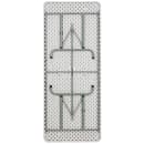 Flash Furniture RB-3072ADJ-GG Rectangular Folding Table w/ Granite White Plastic Top - 72"W x 30"D x 32"H thumbnail 4