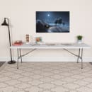 Flash Furniture RB-3096-GG Rectangular Folding Table w/ Granite White Plastic Top - 96"W x 30"D x 29"H thumbnail 9