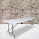 Flash Furniture RB-3096FH-ADJ-GG Rectangular Folding Table w/ Granite White Plastic Top - 96"W x 30"D x 28" to 34"H thumbnail 7