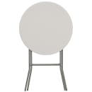 Flash Furniture RB-32RB-BAR-GW-GG 31 1/2" Round Folding Table w/ Granite White Plastic Top, 43 1/2"H thumbnail 4