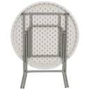 Flash Furniture RB-32R-GW-GG 31 1/2" Round Folding Table w/ Granite White Plastic Top, 30 1/4"H thumbnail 4
