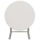 Flash Furniture RB-32R-GW-GG 31 1/2" Round Folding Table w/ Granite White Plastic Top, 30 1/4"H thumbnail 5