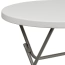 Flash Furniture RB-32R-GW-GG 31 1/2" Round Folding Table w/ Granite White Plastic Top, 30 1/4"H thumbnail 6