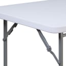 Flash Furniture RB-3434-GG 33 3/4" Square Folding Table w/ Granite White Plastic Top, 29"H thumbnail 5