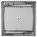 Flash Furniture RB-3434ADJ-GG 33 1/2" Square Folding Table w/ Granite White Plastic Top, 21" to 29"H thumbnail 4