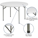 Flash Furniture RB-48R-GG 48" Round Folding Table w/ Granite White Plastic Top, 29"H thumbnail 5