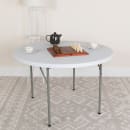 Flash Furniture RB-48R-GG 48" Round Folding Table w/ Granite White Plastic Top, 29"H thumbnail 8