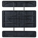 Flash Furniture RB-EBB-1470FD-GG 58.25" Folding Picnic Table w/ Charcoal Wood Grain Top, 28.25"H thumbnail 5