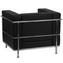 Flash Furniture ZB-REGAL-810-1-CHAIR-BK-GG Arm Chair - Black LeatherSoft Upholstery, Stainless Legs thumbnail 3