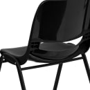 Flash Furniture RUT-12-PDR-BLACK-GG Student Shell Chair w/ Black Plastic Seat & Black Metal Frame - Preschool to Kindergarten thumbnail 8