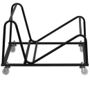 Flash Furniture RUT-188-DOLLY-GG Stacking Chair Dolly w/ (30) Chair Capacity - Steel, Black thumbnail 3