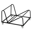 Flash Furniture RUT-188-DOLLY-GG Stacking Chair Dolly w/ (30) Chair Capacity - Steel, Black thumbnail 4