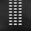 Flash Furniture RUT-NF01A-BK-GG Stacking Chair w/ Black Plastic Seat & Black Metal Frame thumbnail 10