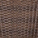 Flash Furniture SDA-AD642003R-1-GG Milano Indoor/Outdoor Stackable Armchair  - Dark Brown Wicker w/ Dark Brown Bamboo Aluminum Frame thumbnail 10
