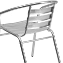 Flash Furniture TLH-017B-GG Stacking Armchair w/ Ladder Back, Aluminum thumbnail 8