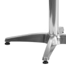 Flash Furniture TLH-052-3-GG 31 1/2" Round Indoor/Outdoor Bistro Table - 27 1/2"H, Aluminum Base/Stainless Top thumbnail 5