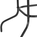 Flash Furniture TLH-089-GG Rectangular Patio Table w/ Glass Top & Umbrella Hole - Metal Base, Black thumbnail 5