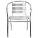 Flash Furniture TLH-1-GG Stacking Restaurant Armchair w/ Ladder Back, Aluminum thumbnail 5