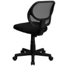 Flash Furniture WA-3074-BK-GG Swivel Task/Computer Chair w/ Low Back - Black Plastic Back & Seat thumbnail 4