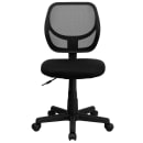 Flash Furniture WA-3074-BK-GG Swivel Task/Computer Chair w/ Low Back - Black Plastic Back & Seat thumbnail 5