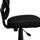 Flash Furniture WA-3074-BK-GG Swivel Task/Computer Chair w/ Low Back - Black Plastic Back & Seat thumbnail 8