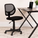 Flash Furniture WA-3074-BK-GG Swivel Task/Computer Chair w/ Low Back - Black Plastic Back & Seat thumbnail 9