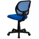 Flash Furniture WA-3074-BL-GG Swivel Task/Computer Chair w/ Low Back - Blue Mesh Back & Seat thumbnail 4