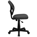 Flash Furniture WA-3074-GY-GG Swivel Task/Computer Chair w/ Low Back - Gray Mesh Back & Seat thumbnail 3