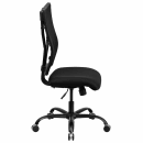 Flash Furniture WL-5029SYG-GG Swivel Big & Tall Office Chair w/ High Back - Black Mesh Back & Fabric Seat thumbnail 3