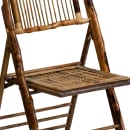 Flash Furniture X-62111-BAM-GG Folding Chair w/ Curved Back - Bamboo thumbnail 6