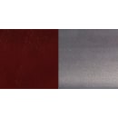 Flash Furniture XU-6FOB-CLR-MAHW-GG Restaurant Chair w/ Metal Cross Back & Mahogany Wood Seat - Steel Frame, Silver thumbnail 6