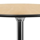Flash Furniture XA-24-COTA-GG 24" Round Bar Height Table - Birchwood Top, Steel Base thumbnail 6