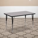 Flash Furniture XU-A3048-REC-GY-T-A-GG Rectangular Activity Table - 48"L x 30"W, Laminate Top, Gray thumbnail 7