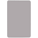 Flash Furniture XU-A3048-REC-GY-T-A-CAS-GG Rectangular Mobile Activity Table - 48"L x 30"W, Laminate Top, Gray thumbnail 3