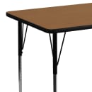 Flash Furniture XU-A3048-REC-OAK-T-A-GG Rectangular Activity Table - 48"L x 30"W, Laminate Top, Oak thumbnail 5