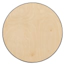 Flash Furniture XA-30-COTA-GG 30" Round Bar Height Table - Birchwood Top, Steel Base thumbnail 3