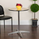 Flash Furniture XA-30-COTA-GG 30" Round Bar Height Table - Birchwood Top, Steel Base thumbnail 9