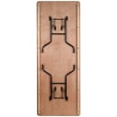 Flash Furniture XA-3696-P-GG Rectangular Folding Banquet Table w/ Hardwood Top - 96"W x 36"D x 30"H thumbnail 4